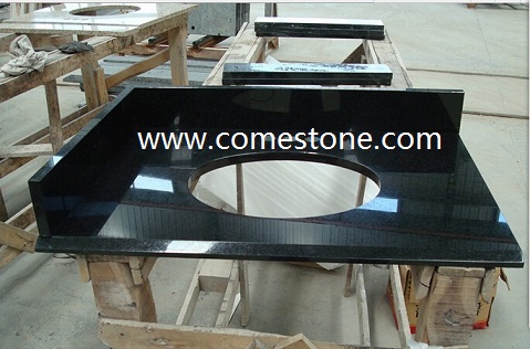 G684 Black Granite Vanity tops