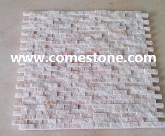 Quartzite mosaic tile