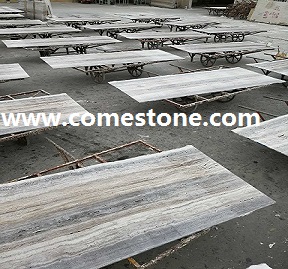 Silver Travertine tile