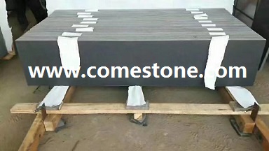 Manufacture cheap honed hainan grey basalt